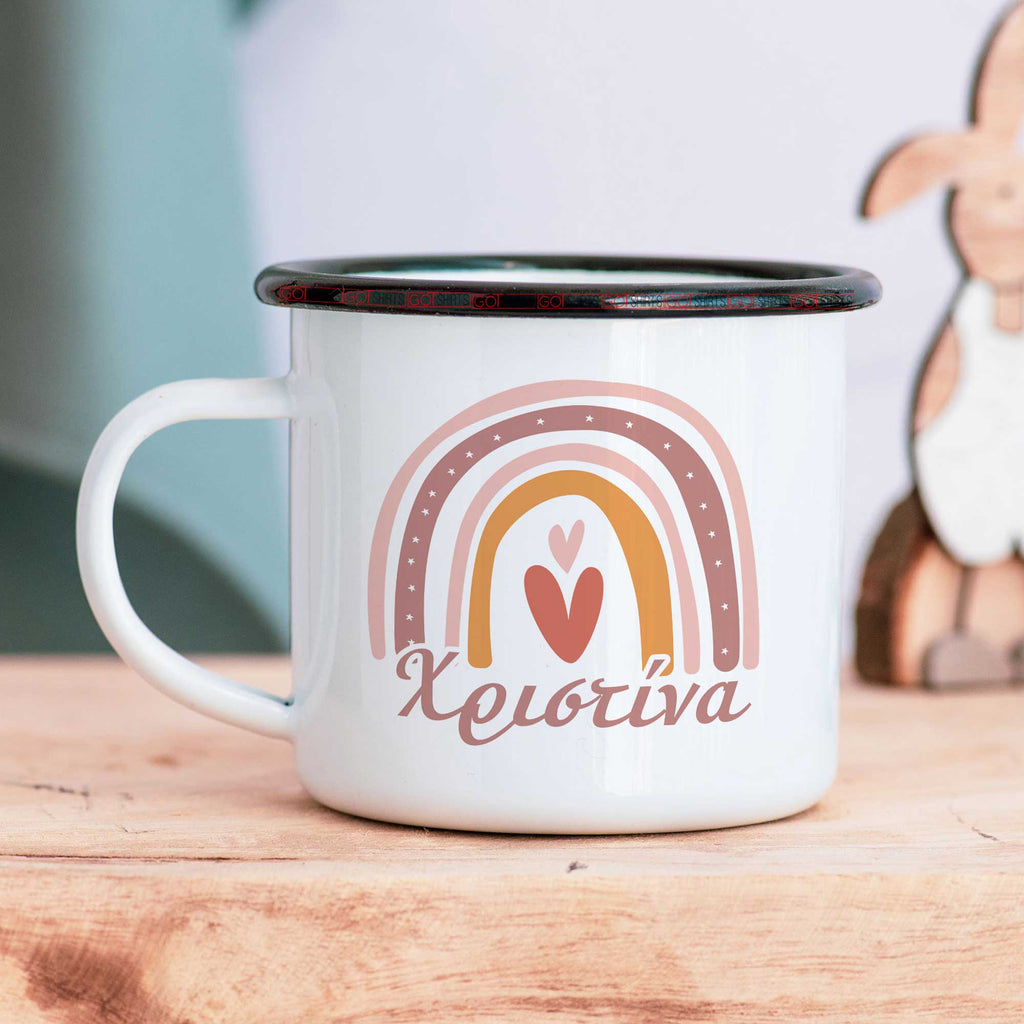 Rainbow - Stainless Steel Enamel Mug - GOTShirts