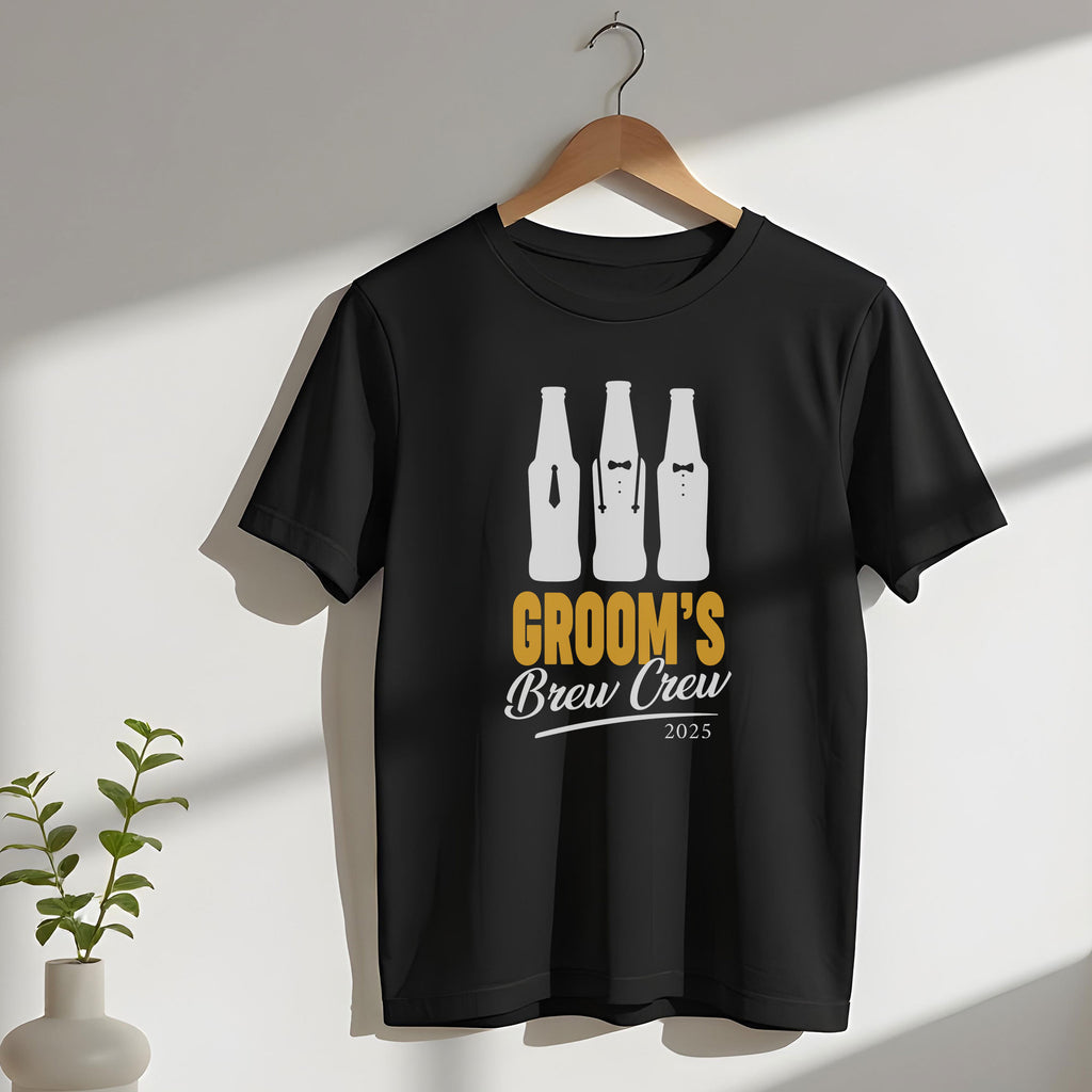 Groom's Brew Crew T-Shirt - GOTShirts