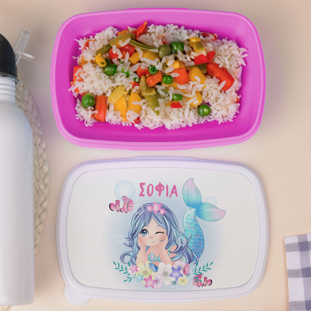 Mermaid - Plastic Lunch Box