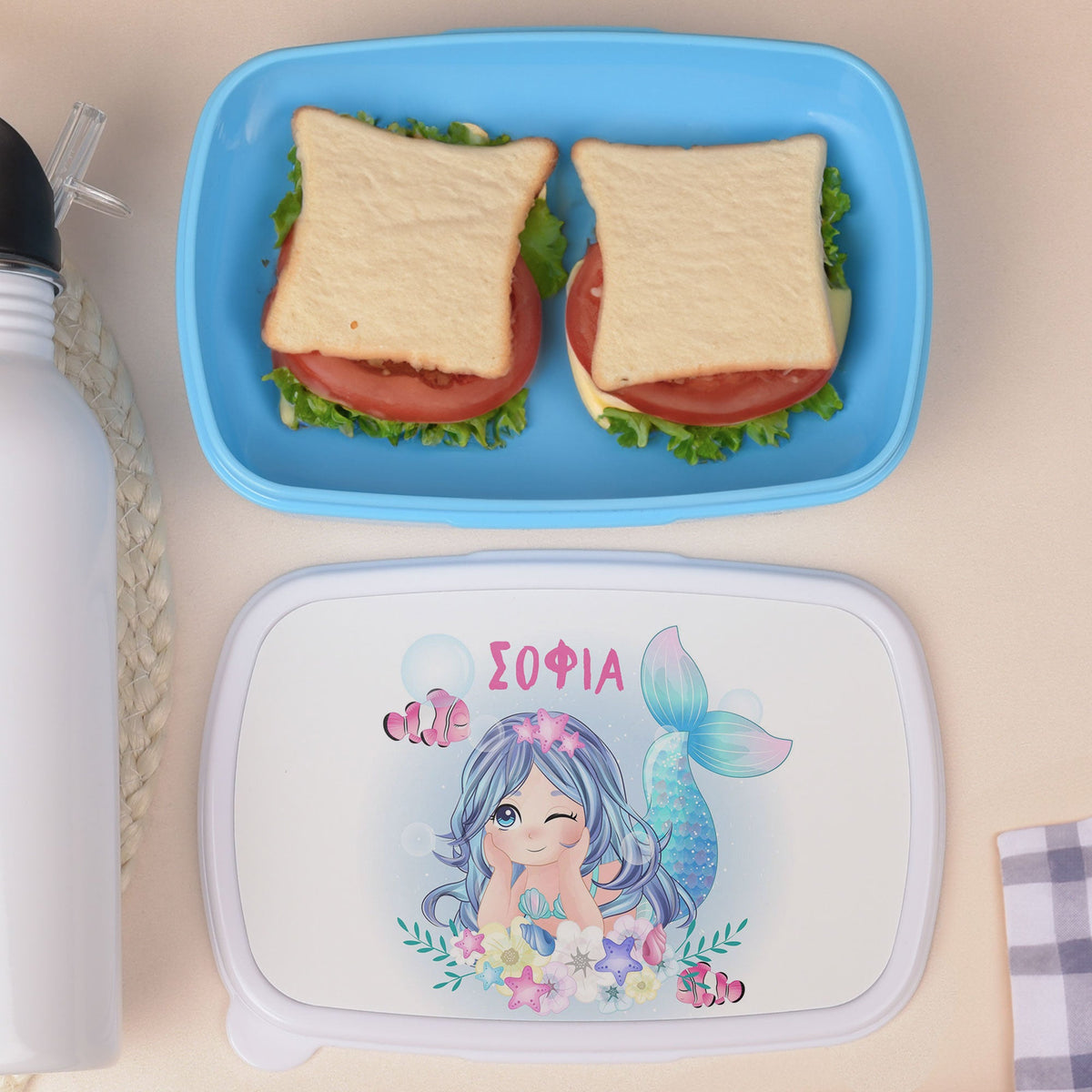 Mermaid - Plastic Lunch Box - GOTShirts
