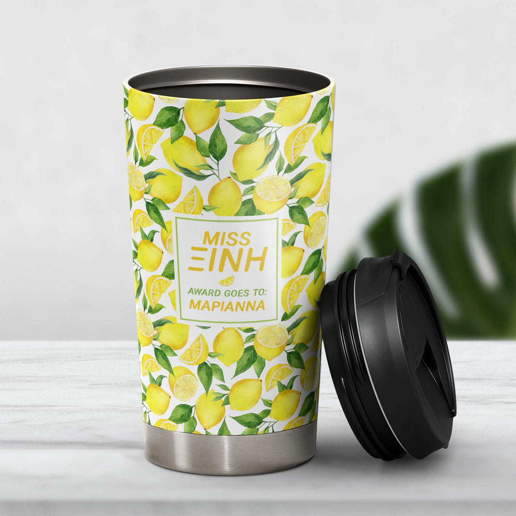 Miss Lemon - Stainless Steel Travel Mug - GOTShirts