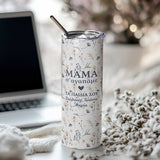 We Love You Mom - Stainless Steel Skinny Tumbler With Straw - GOTShirts