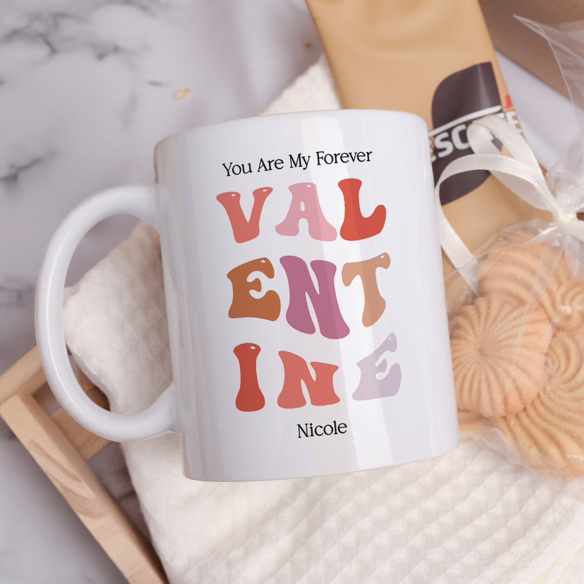 My Forever Valentine - Ceramic Mug 11oz & Coaster Gift Box - GOTShirts