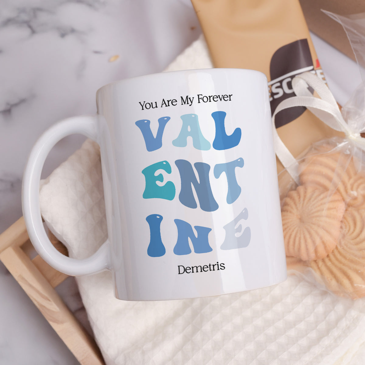 My Forever Valentine - Ceramic Mug 11oz & Coaster Gift Box - GOTShirts