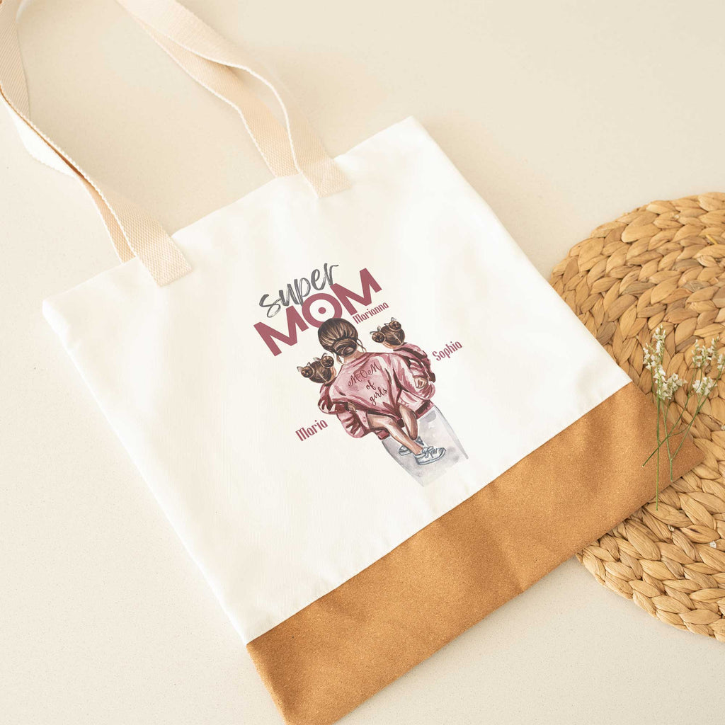 Super Mom - Cork Tote Bag - GOTShirts