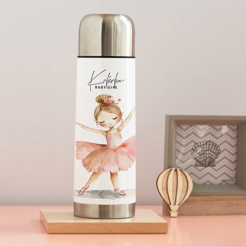 Watercolor Ballerina - Stainless Steel Thermos 750ml - GOTShirts