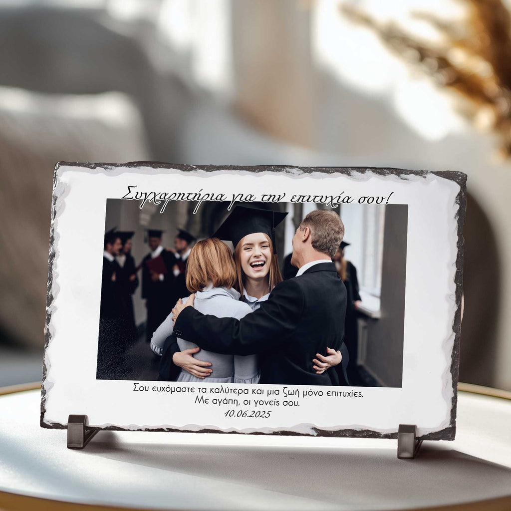 Congratulations On Your Success - Rock Photo Slate - GOTShirts