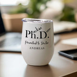 Ph.uckin' D.one - Stainless Steel White Mug - GOTShirts