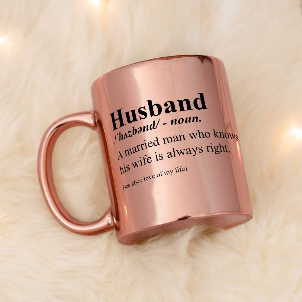 Husband Definition Mirror Mug - GOTShirts