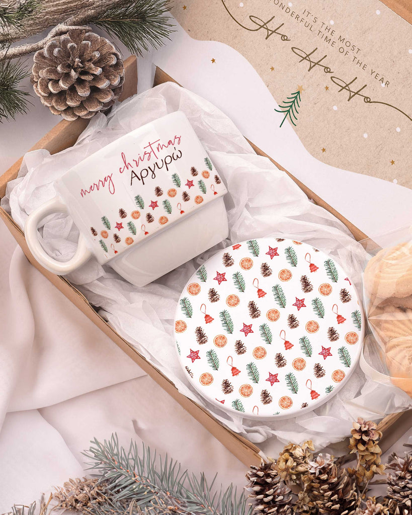 Christmas Pattern - Coffee Mug & Coaster Set - GOTShirts