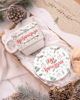 Merry Christmas Dear Teacher - Coffee Mug & Coaster Set - GOTShirts