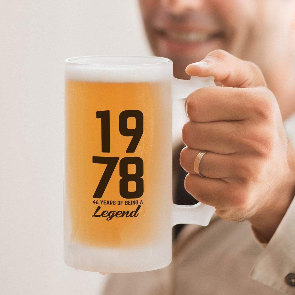 Legend - Frosted Beer Glass - GOTShirts