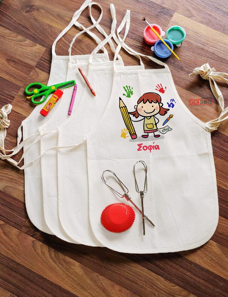 Children's White Apron - GOTShirts