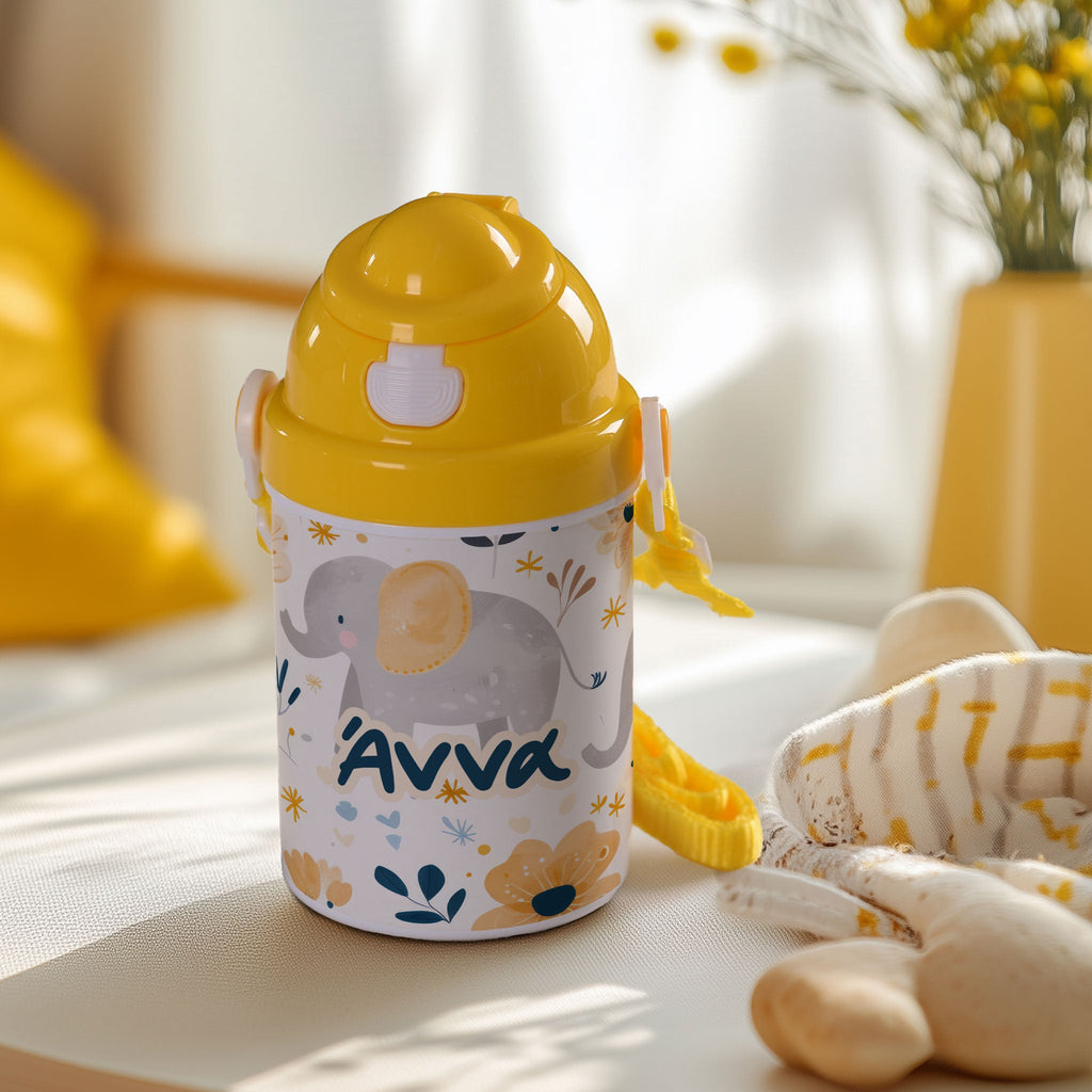 Pink Fairy Ballerina - Plastic Colored Water Bottle - GOTShirts