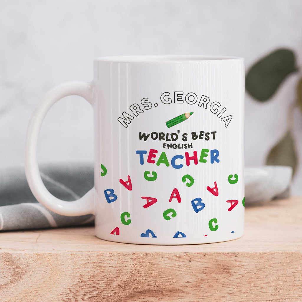 World's Best English Teacher - Ceramic Mug 330ml - GOTShirts
