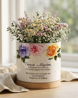 Sweetest Place - Ceramic Flower Pot With Bamboo Base - GOTShirts