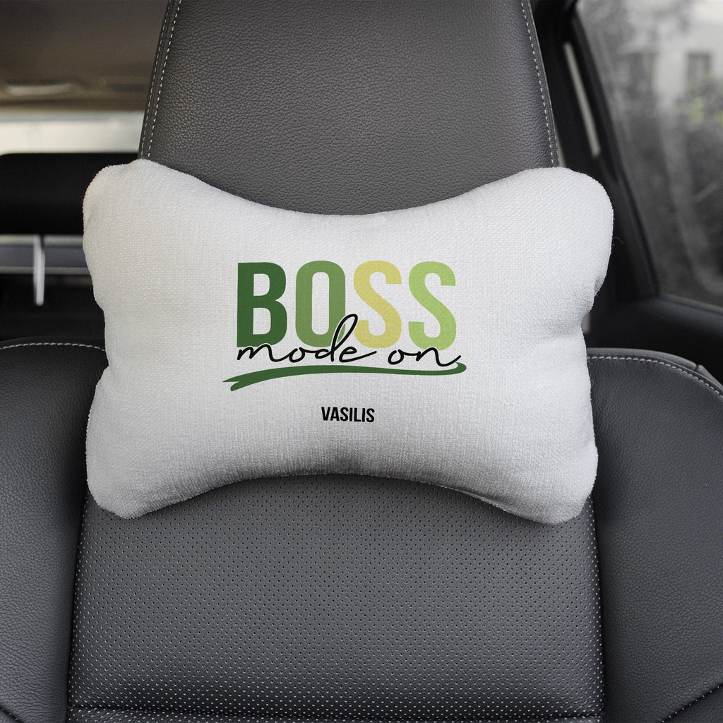 Boss Mode On Green - Car Pillow - GOTShirts