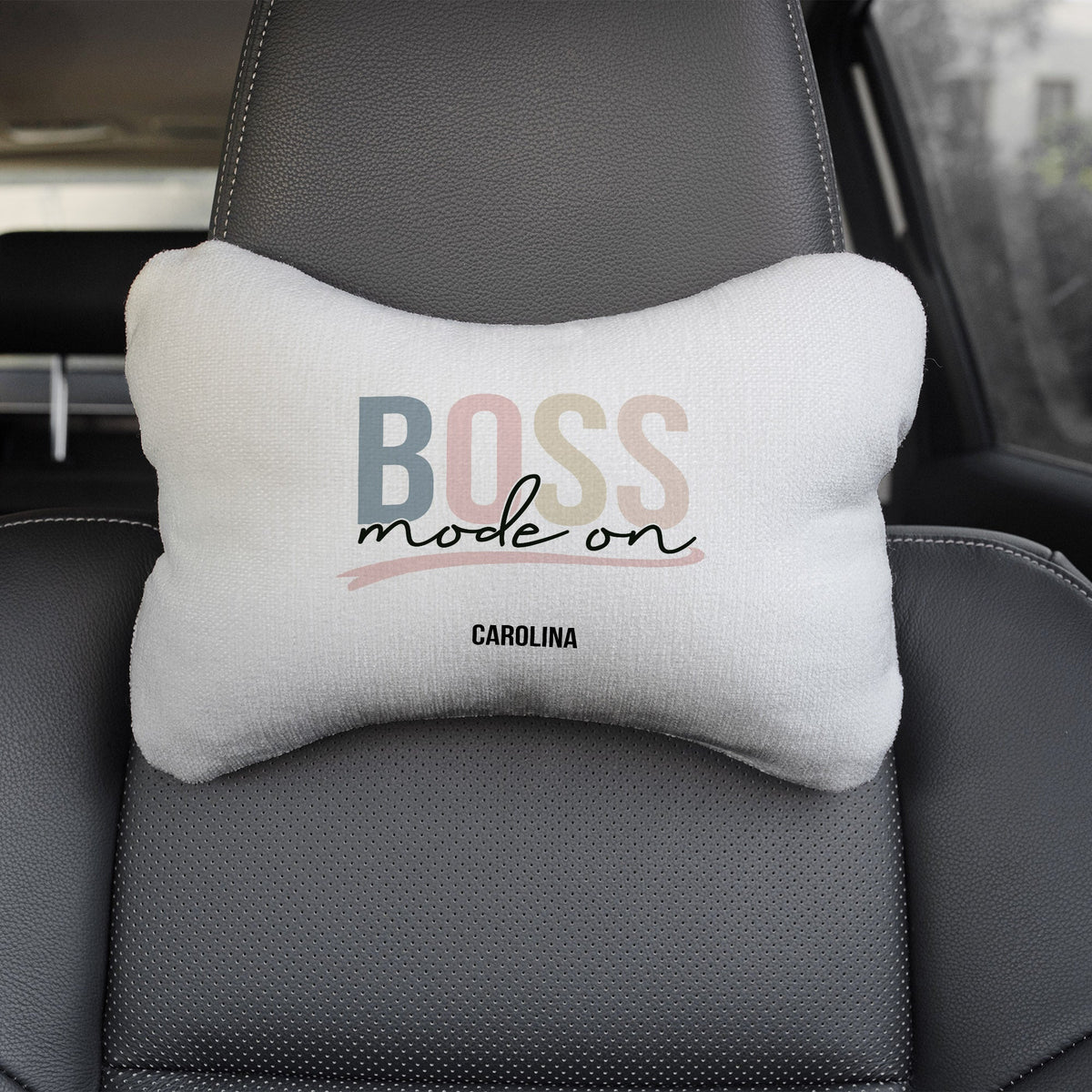Boss Mode On Pink - Car Pillow - GOTShirts