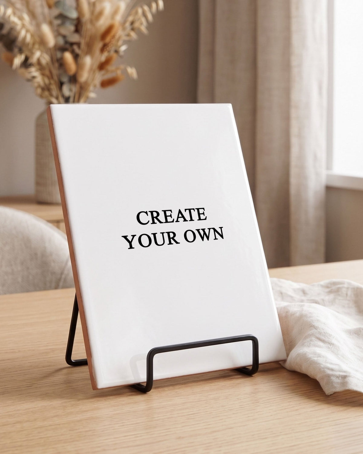 Personalized Ceramic Tile With Stand - GOTShirts