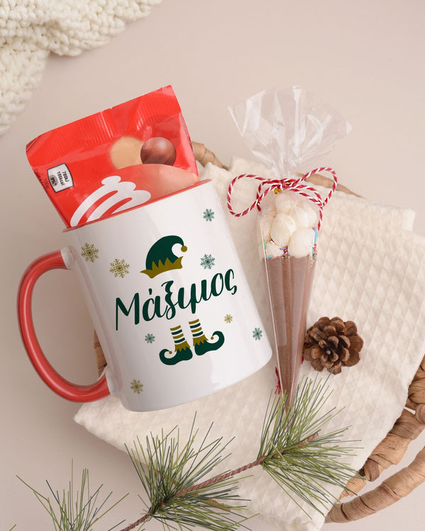 Christmas Elf Green - Mug & Paintings Gift Box - GOTShirts