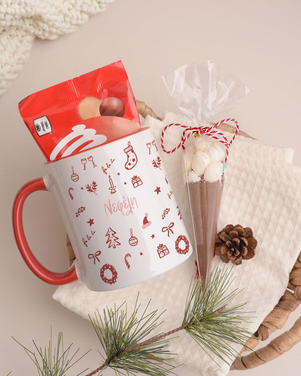 Christmas Ornaments Pattern - Mug & Paintings Gift Box - GOTShirts