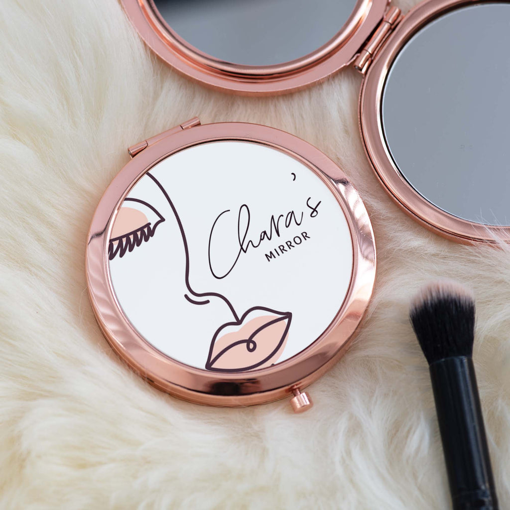 Face & Name - Compact Mirror - GOTShirts