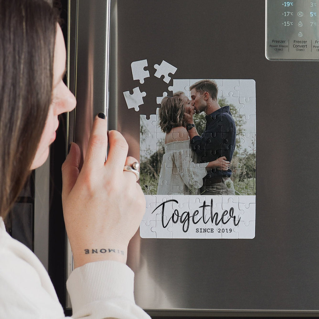 Together Since - Fridge Magnetic Rectangle Puzzle - GOTShirts