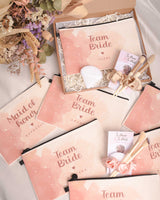 Pink Bride Crew - Makeup Bag Gift Box - GOTShirts