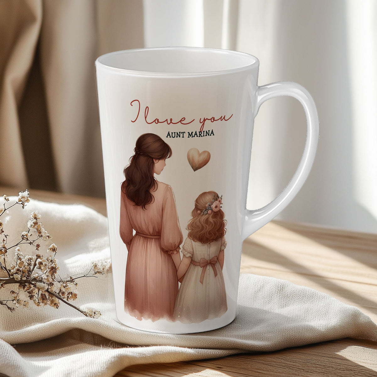I Love You Aunt - Tall Latte Mug - GOTShirts