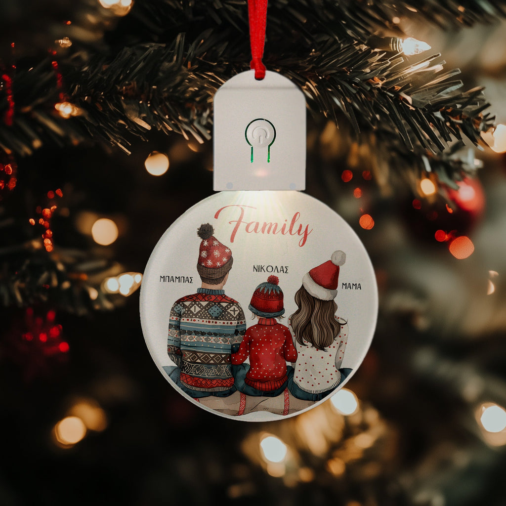 Family - Led Light Ornament - GOTShirts