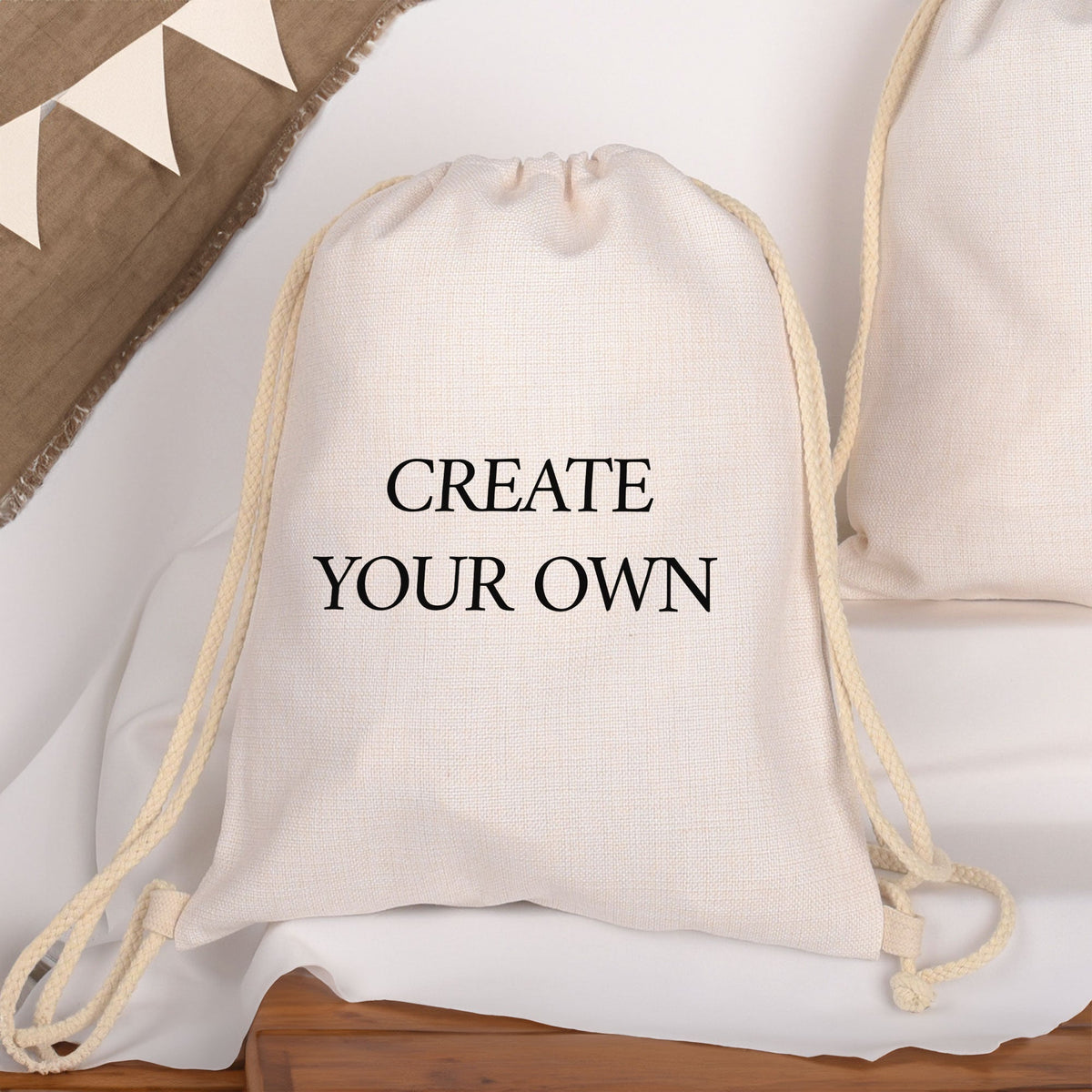 Drawstring Bag Linen - GOTShirts