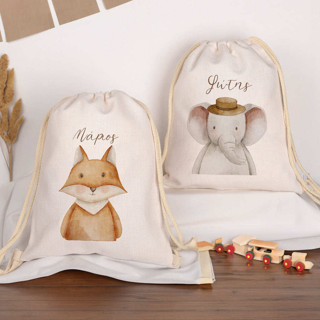 Animals - Drawstring Bag Linen - GOTShirts