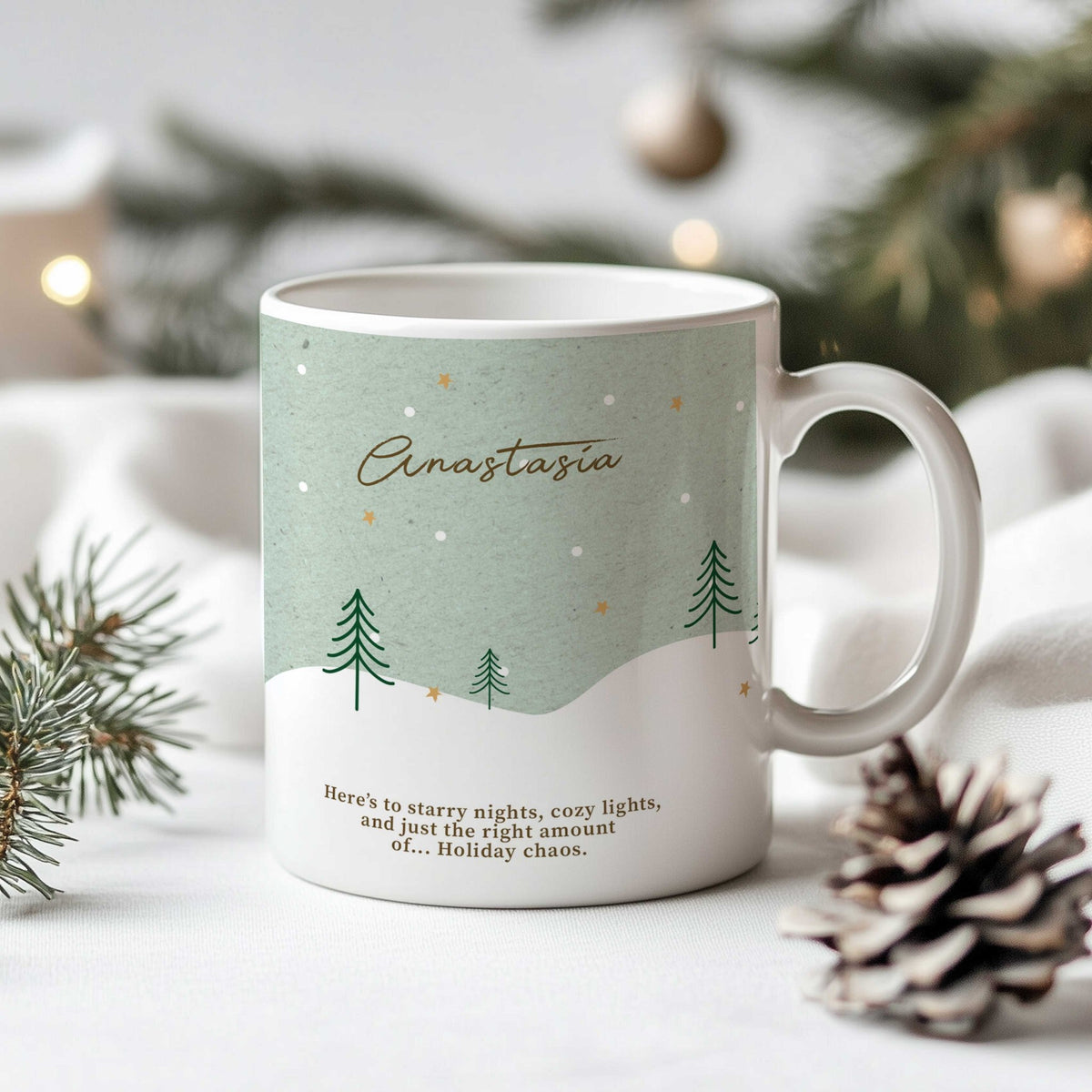 Green Place - Ceramic Mug 11oz & Coaster Gift Box - GOTShirts