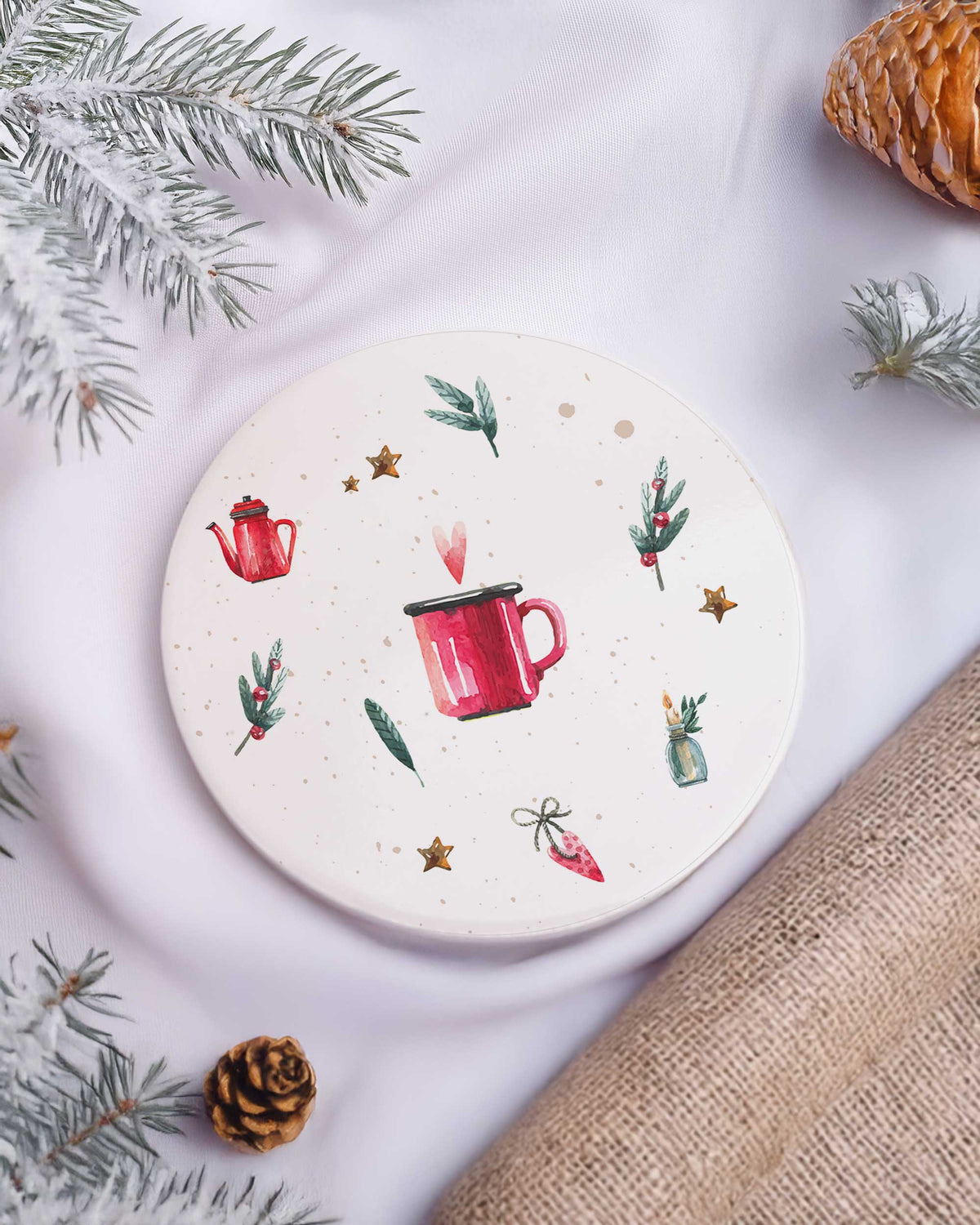 Watercolor Pattern - Coffee Mug & Coaster Set - GOTShirts