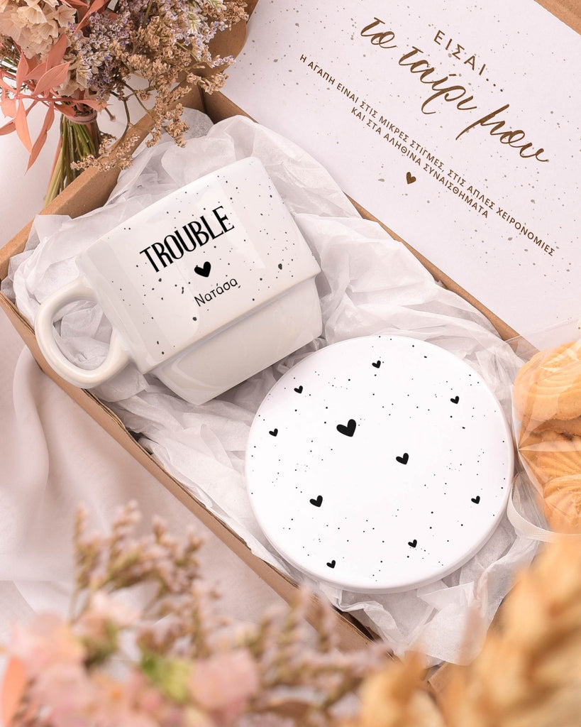 Where I Go Trouble Follows - Coffee Mug & Coaster Set - GOTShirts