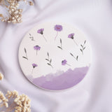 Teacher Purple Flowers - Ceramic Mug 11oz & Coaster Gift Box - GOTShirts