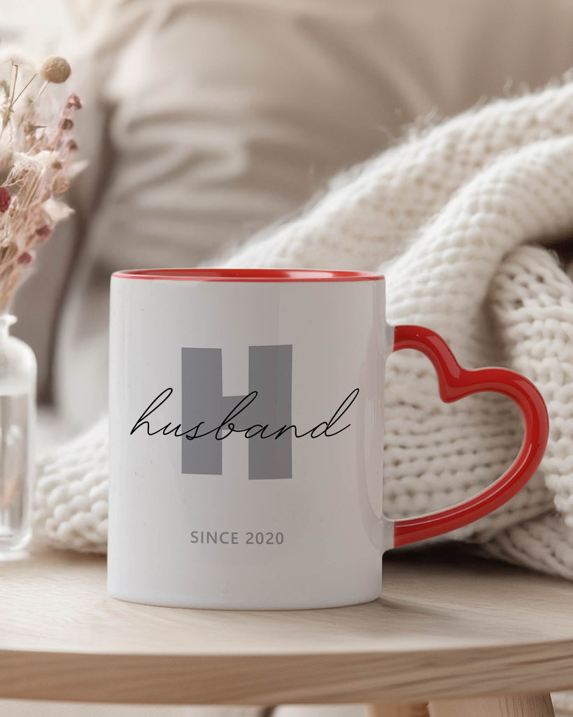 Husband - Heart Handle Mug - GOTShirts