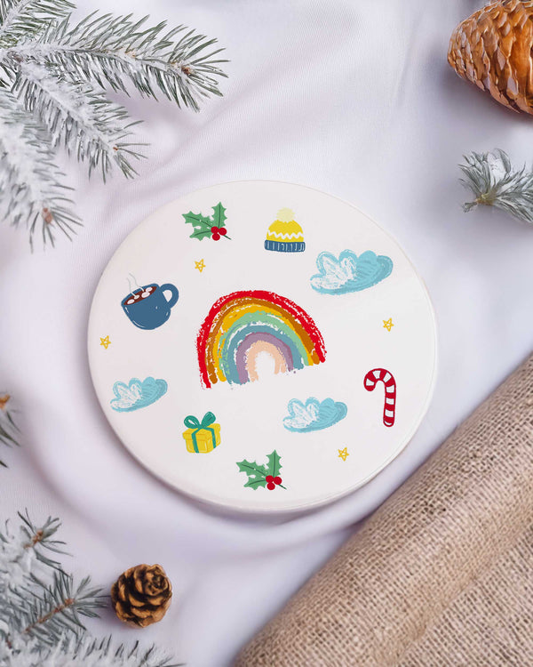 Thank You Teacher - Ceramic Mug 11oz & Coaster Gift Box - GOTShirts