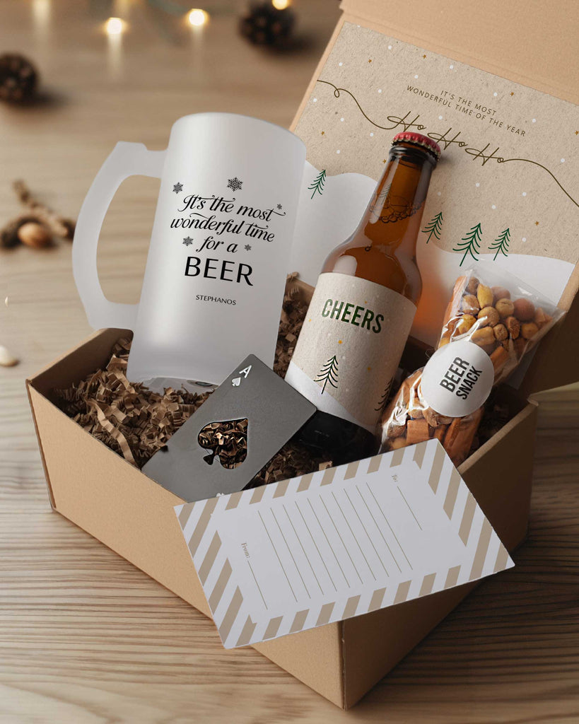 Time For A Beer - Secret Santa Beer Gift Box - GOTShirts