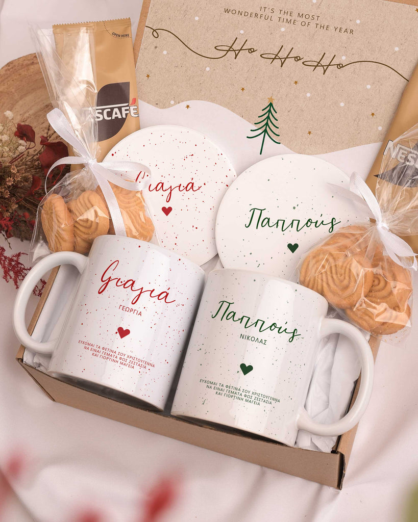 Grandparents - Ceramic Mug 11oz & Coaster Gift Box - GOTShirts