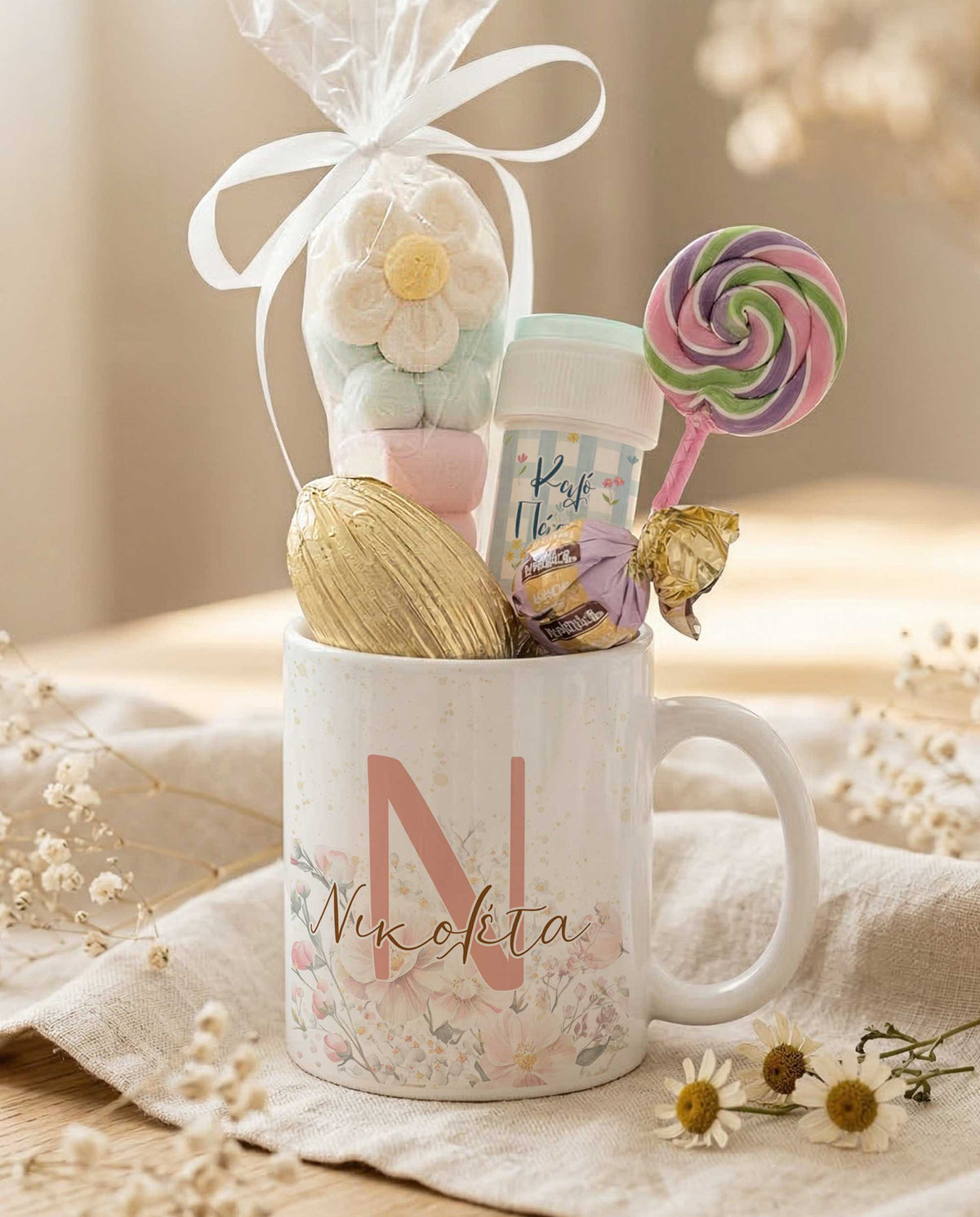 Watercolor Flowers - Ceramic Mug Gift Set - GOTShirts