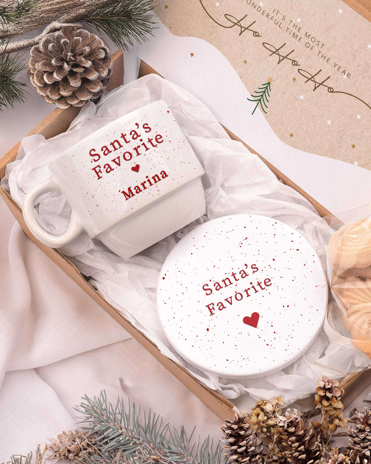 Santa's Favorite - Coffee Mug & Coaster Set - GOTShirts