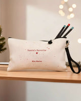 Santa's Favorite - Linen Pencil Case Gift Box - GOTShirts