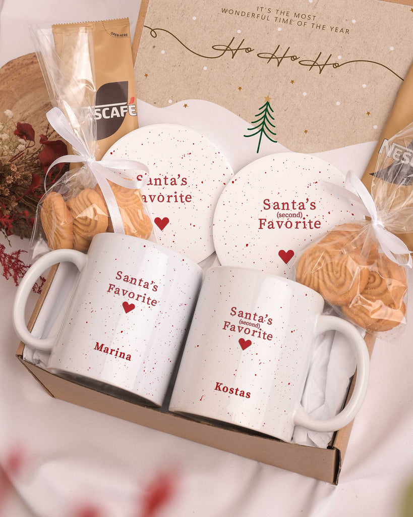 Santa's Favorite - Ceramic Mug 11oz & Coaster Gift Box - GOTShirts