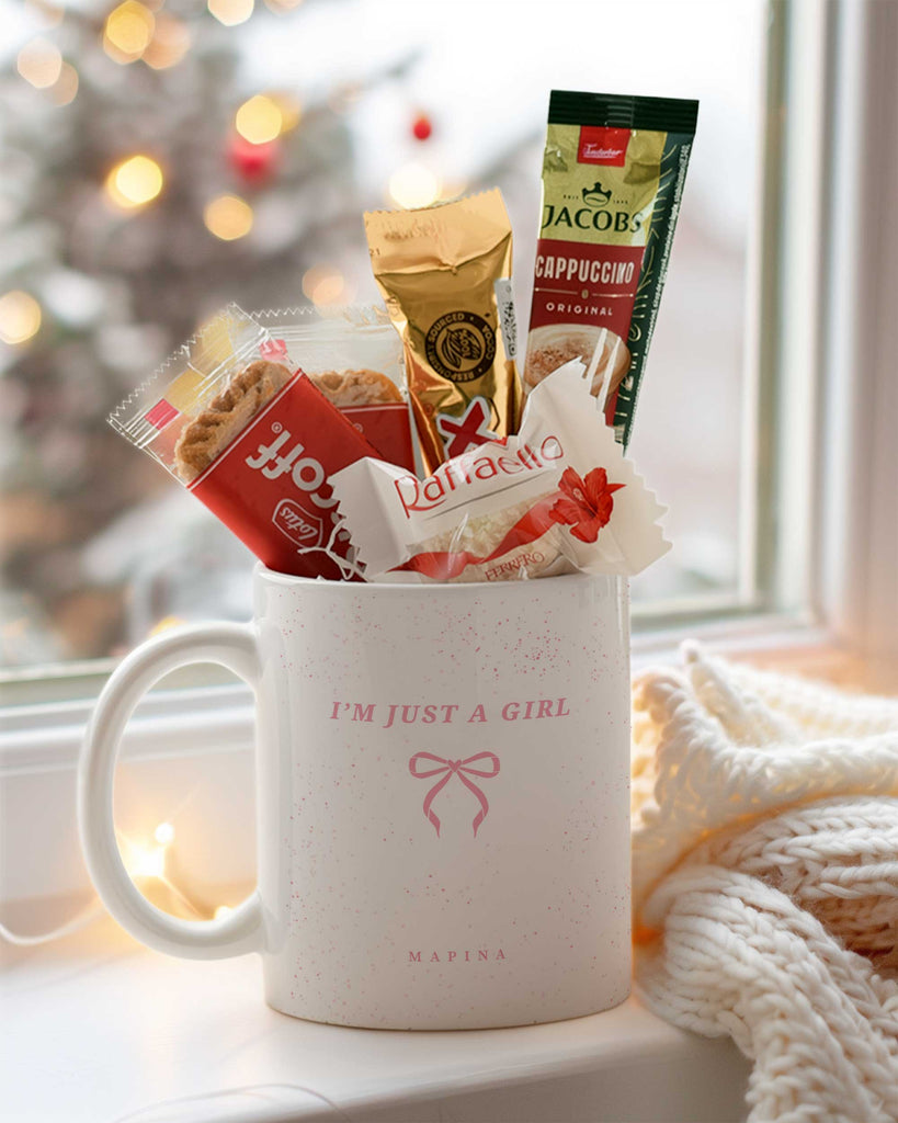 I'm Just A Girl - Ceramic Mug Coffee Gift Set - GOTShirts