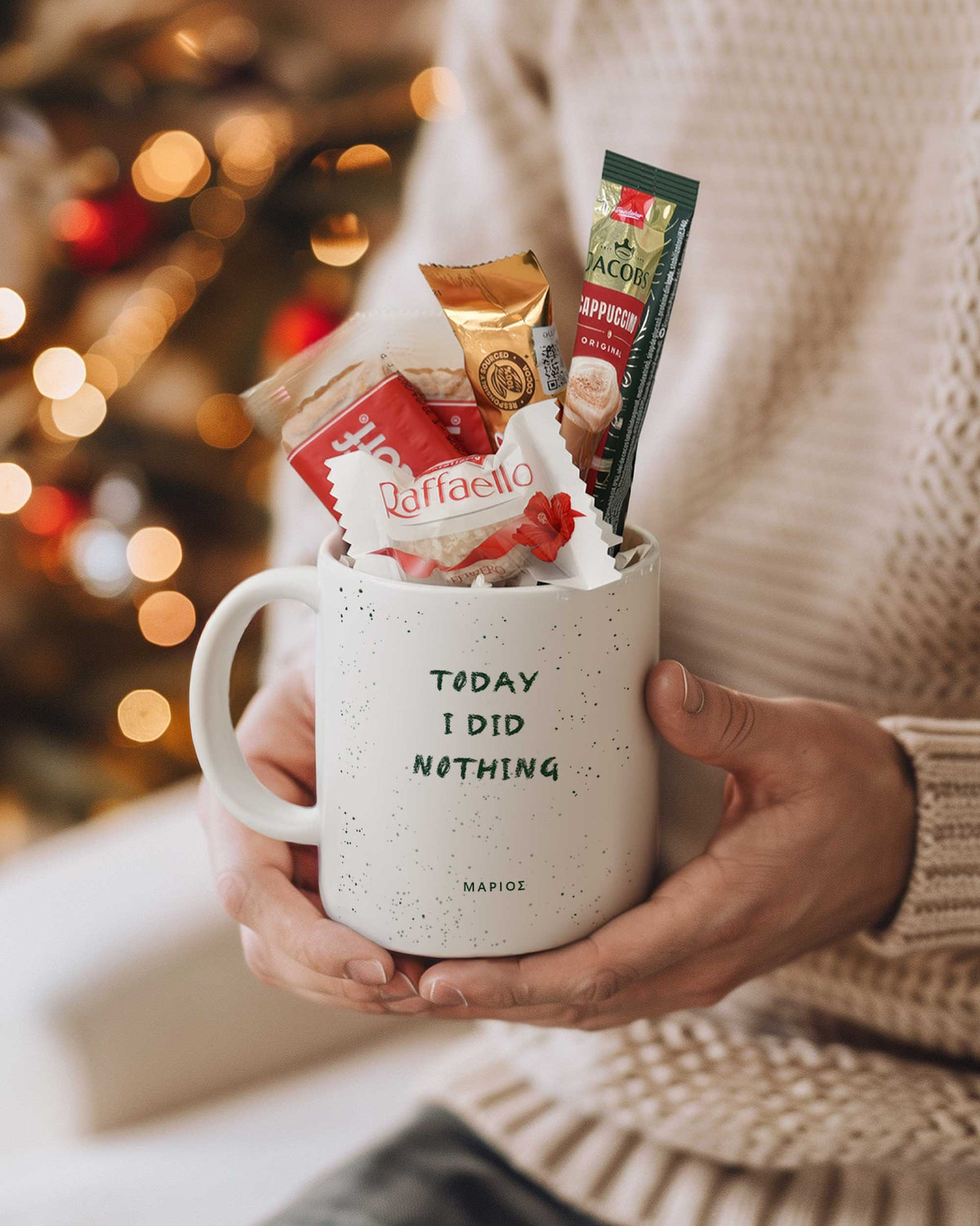 Today I Did Nothing - Ceramic Mug Coffee Gift Set - GOTShirts