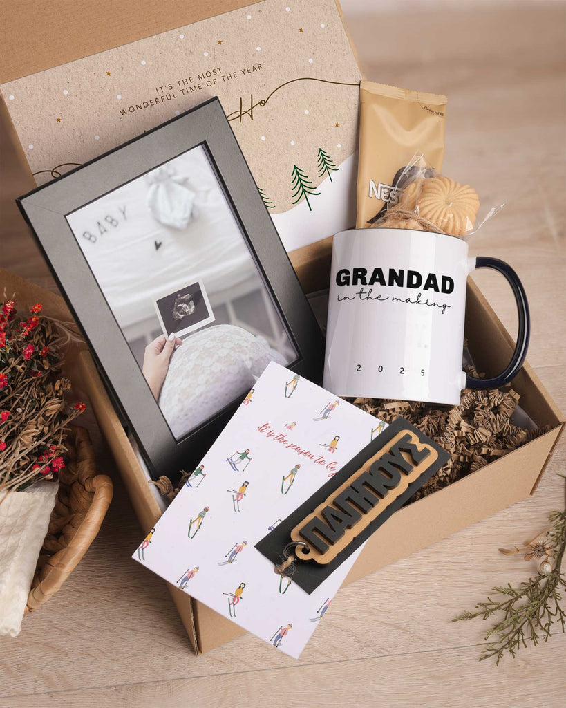 Granddad In The Making - Black Mug Gift Box - GOTShirts