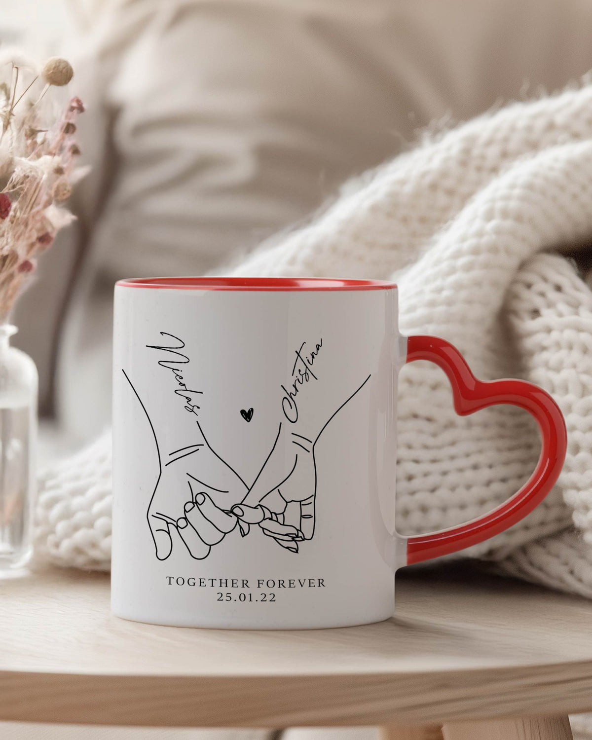 Together Forever - Heart Handle Mug - GOTShirts