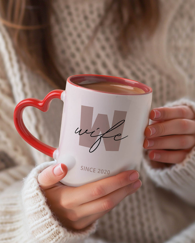 Wife - Heart Handle Mug - GOTShirts