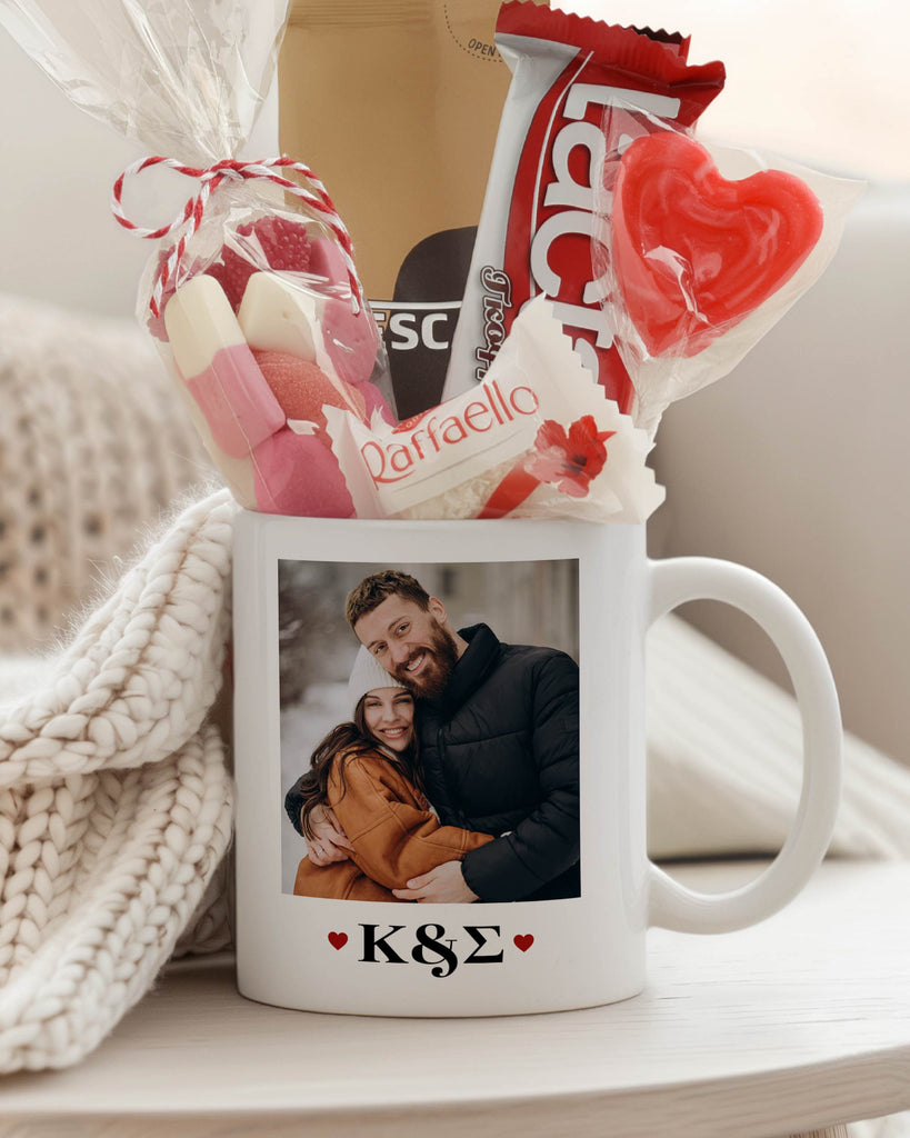 Couple Initials - Ceramic Mug Coffee Gift Set - GOTShirts